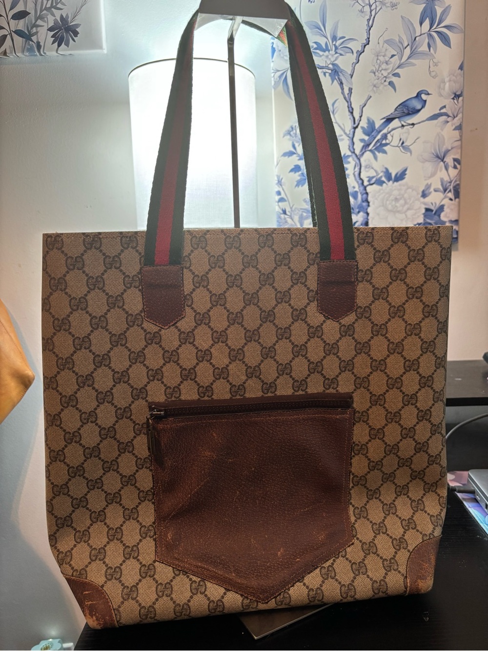 Authentic Vintage Gucci Sherry Line GG Supreme Tote – Classic 80s Style
